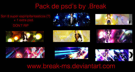 Psd's by Break