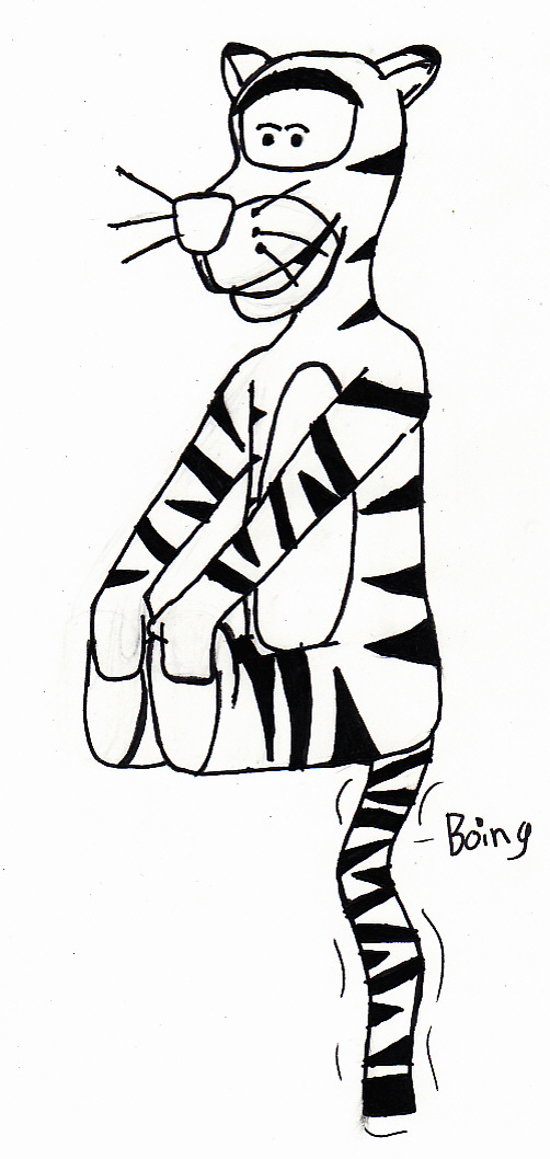 Tigger-coloring page