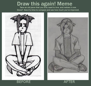 Draw Again Meme - Ryou