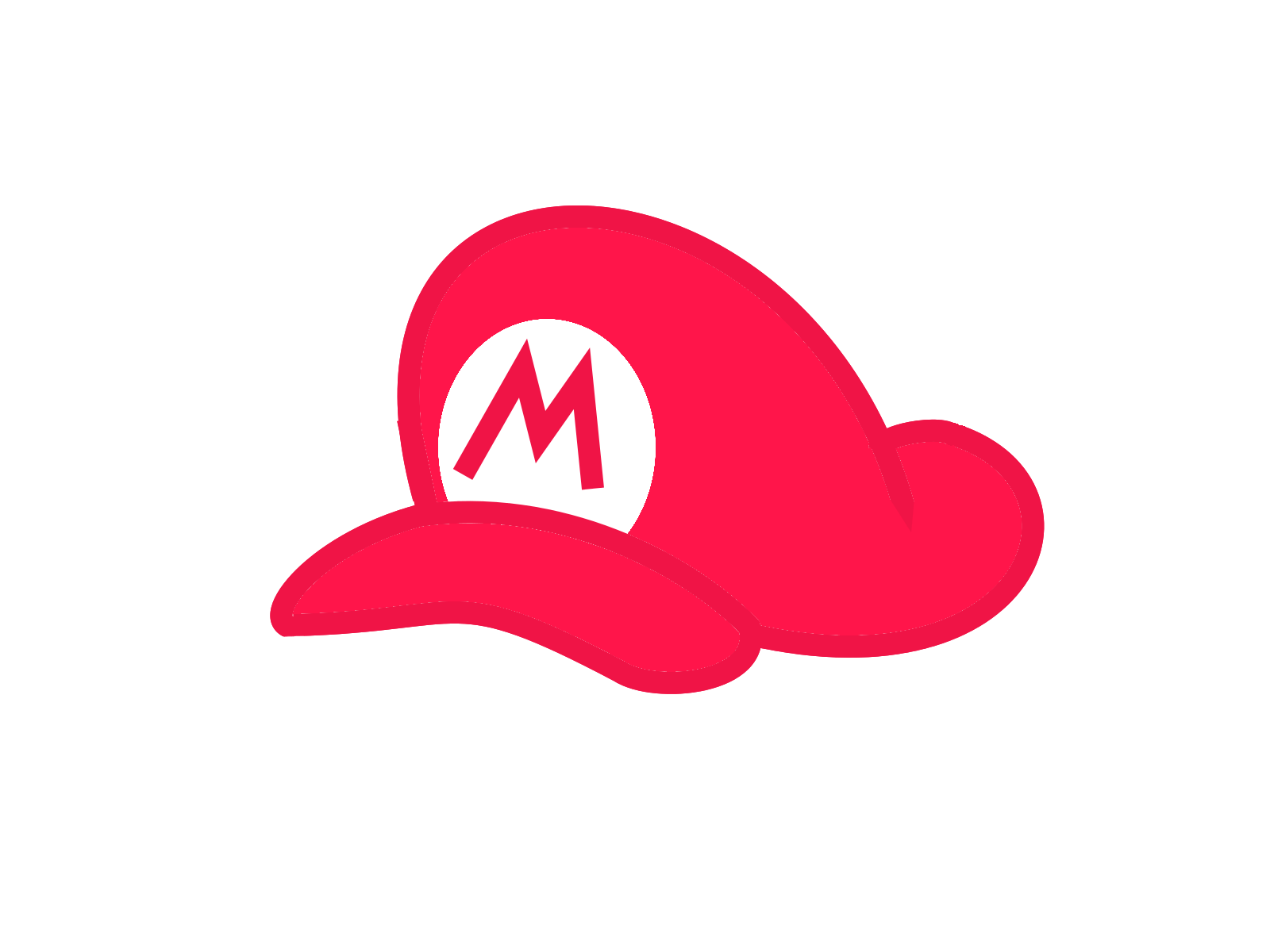 mario's hat in the style of mlp