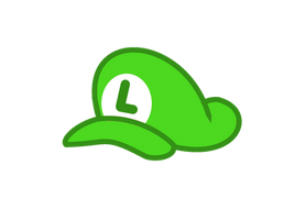 Luigi's hat in the style of mlp