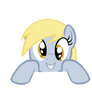 over (like a fence) Derpy