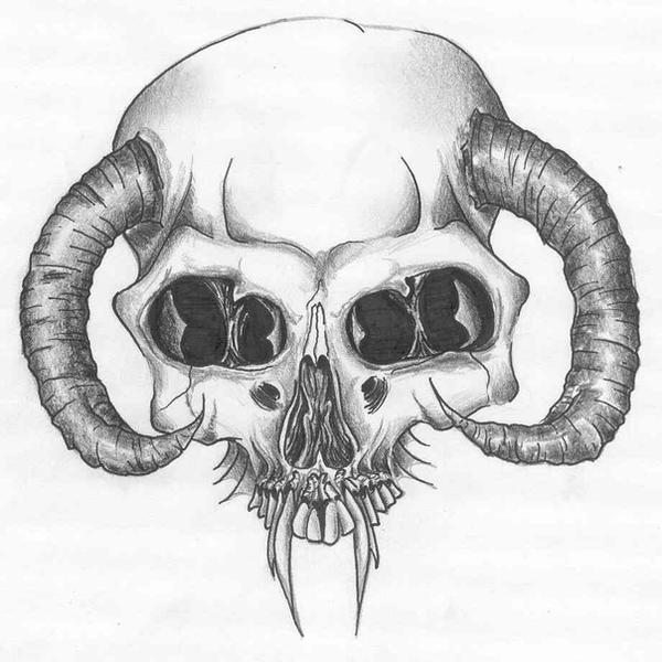 Skull of a demon
