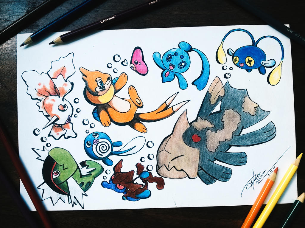 Water Pokemon by goldprovip on DeviantArt