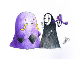 Studio Ghibli x Pokemon (Kaonashi/No-face)