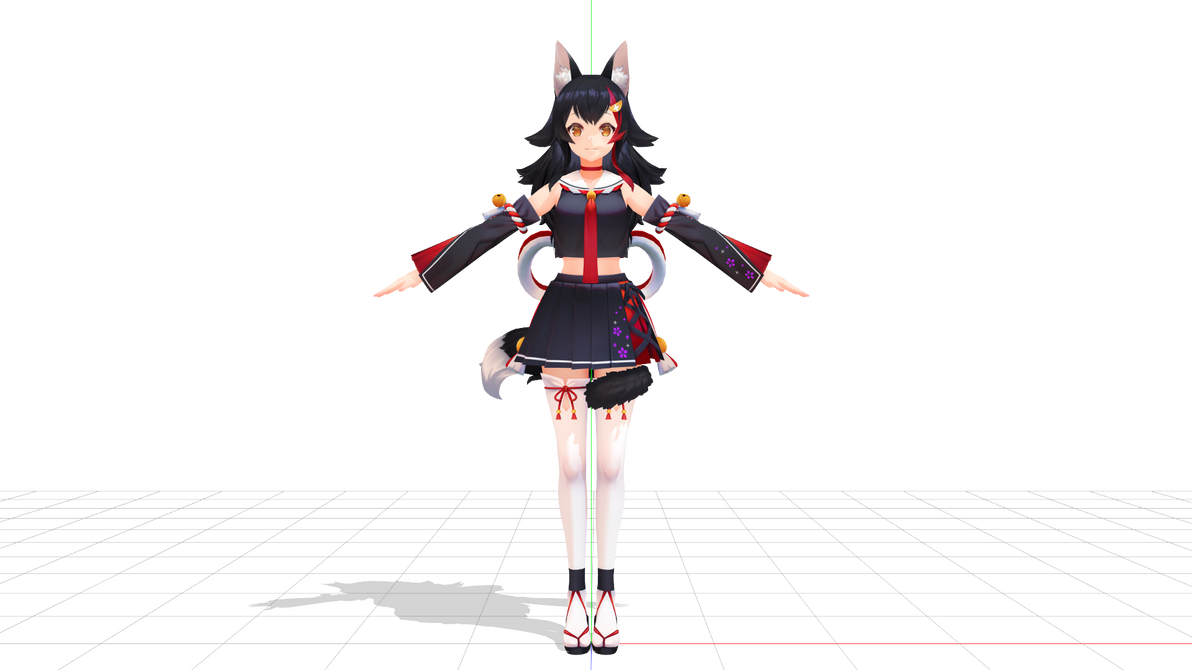 ookami_mio by ybhubsbz on DeviantArt