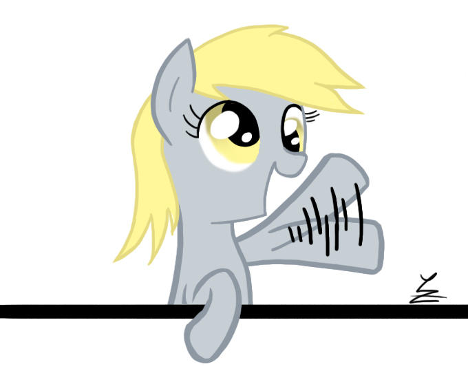 Hello Derpy! by WyeZee on DeviantArt