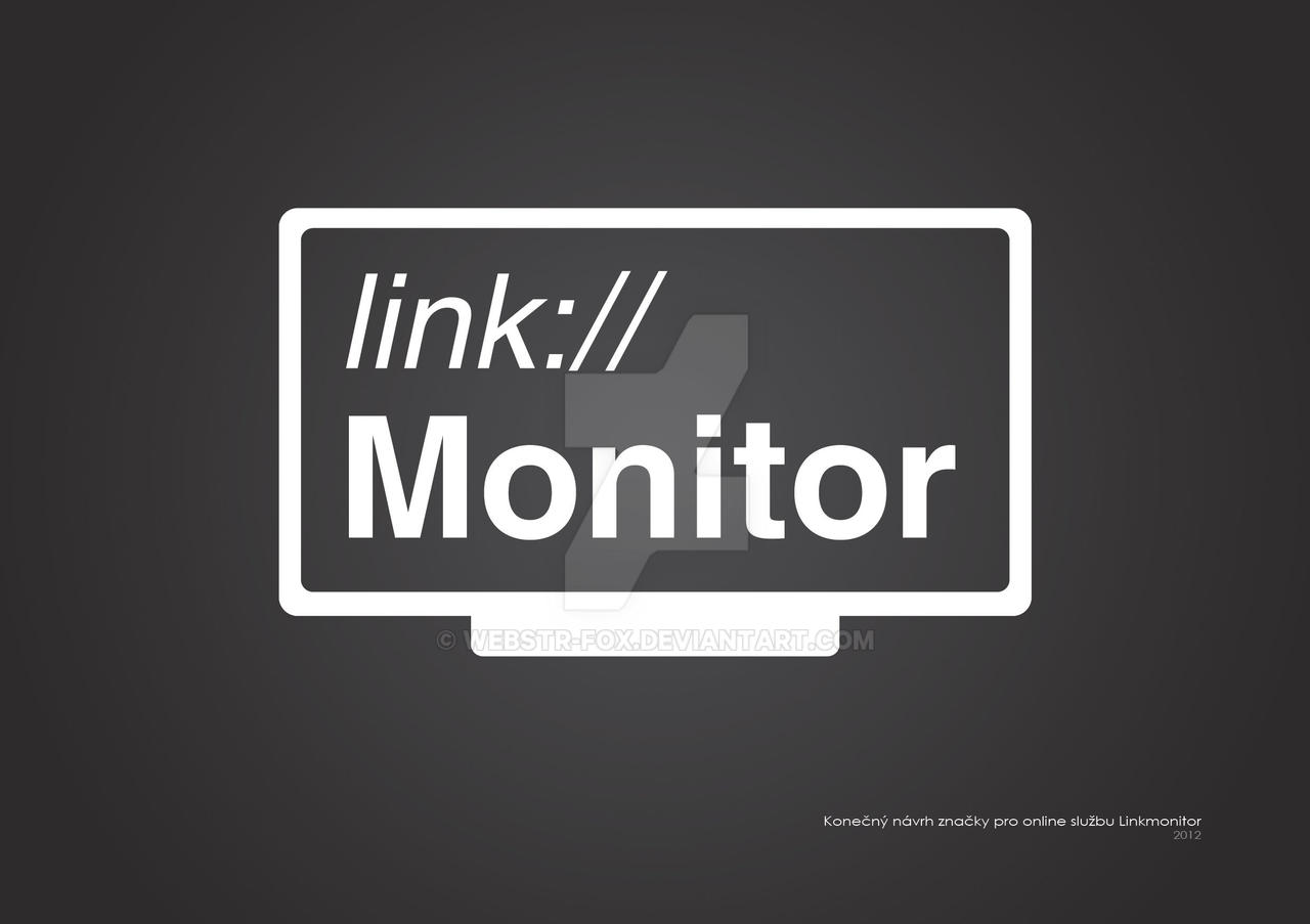Link Monitor logo re-design winner by webstr-FOX on DeviantArt