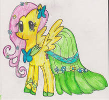 fluttershy en la gran gala del galope