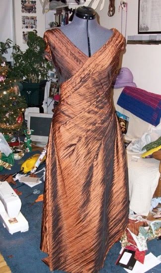 Copper Holiday Gown Const. 03