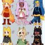 Shisune x Eeveelution Adopts -open-