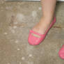 Laudry pink flats
