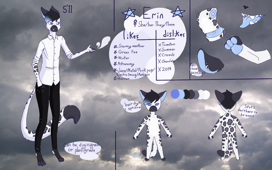 Updated Fursona Ref