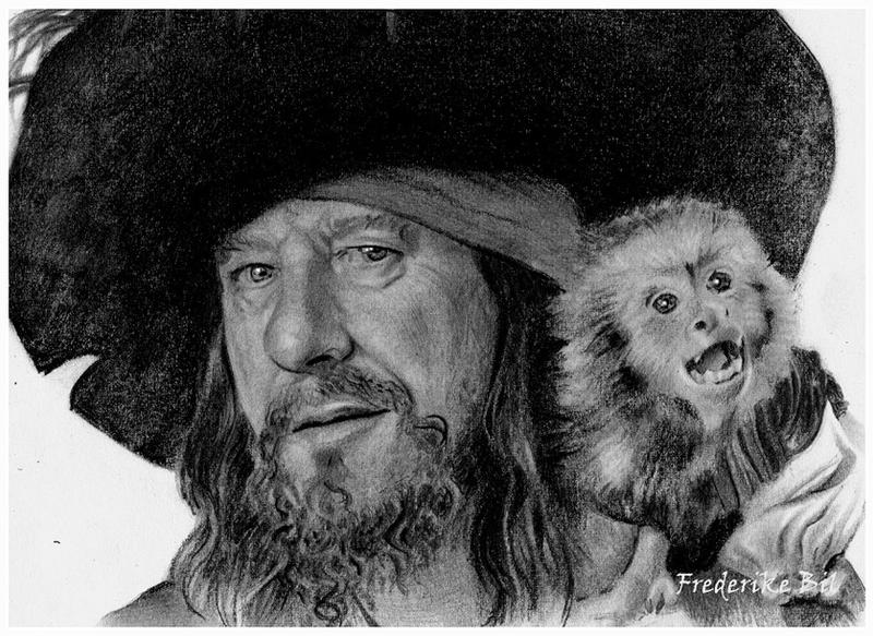 Barbossa and Jack by FinAngel