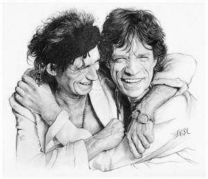 Keith Richards and Mick Jagger