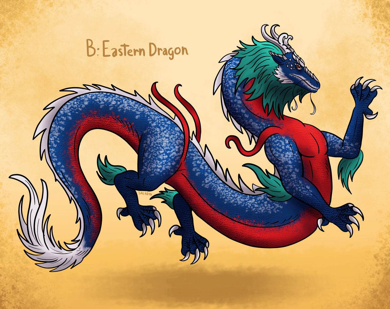 Eastern Dragon Rework Mythological August 2023-02: Eastern Dragon by Salad1V on DeviantArt