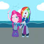 Pinkie and Dash Quicksand