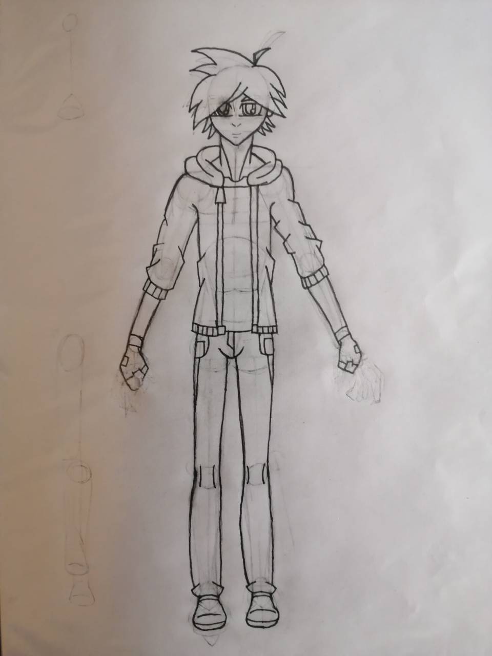 Anime boy with a default pose (front) by DanieltheSwordtaX on DeviantArt