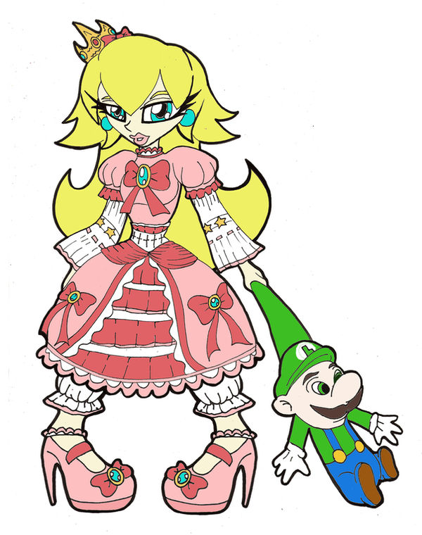 Peach and Luigi Doll