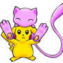 Pikachu + Mew