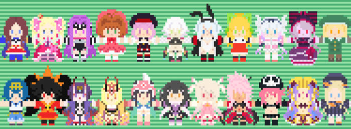 Cute Little Anime Girls Sprites (on Redbubble)