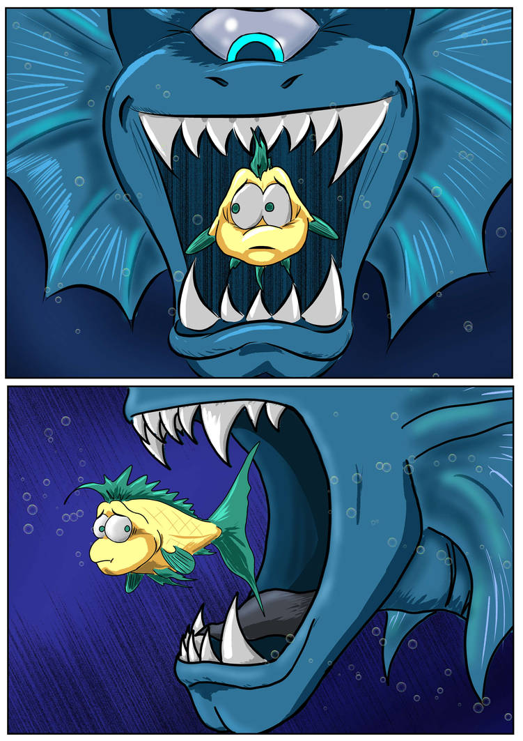 Neptune fish hunt p2 by BjAtkinson on DeviantArt