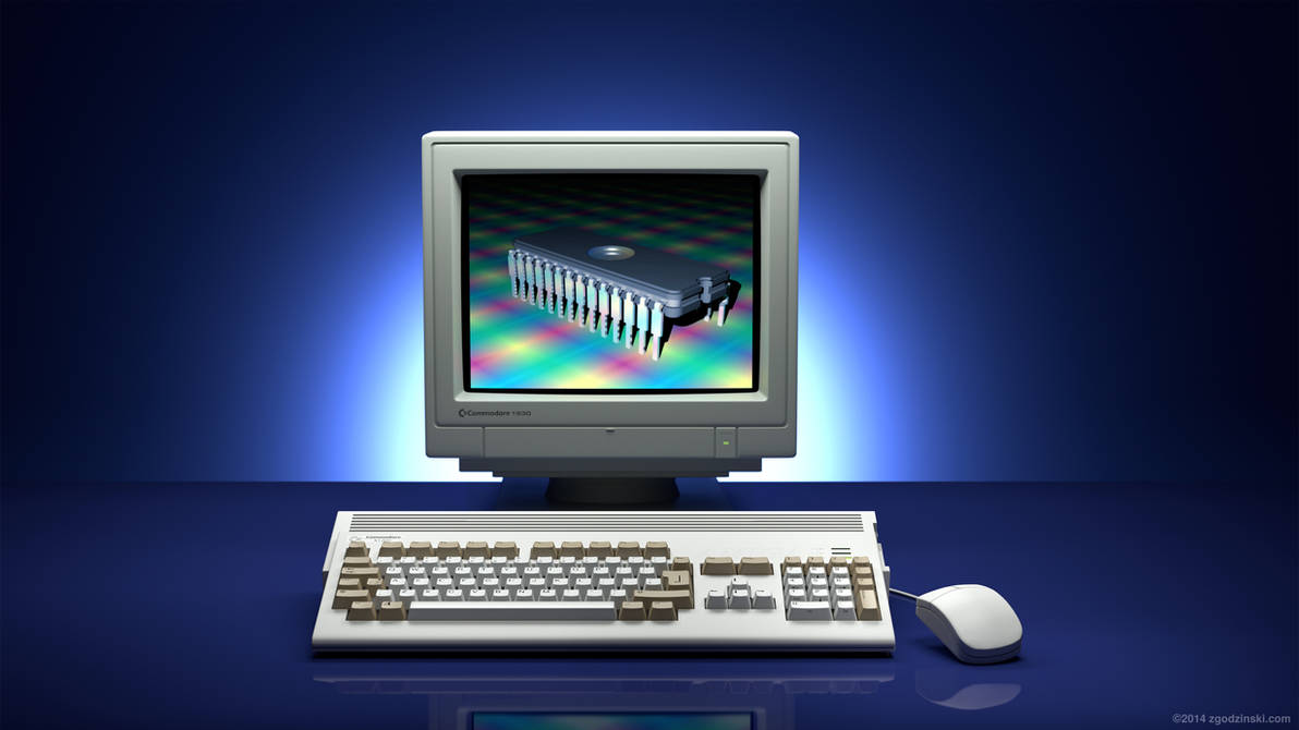 Commodore Amiga 1200 photo ad remake no 2 in 3D by zgodzinski