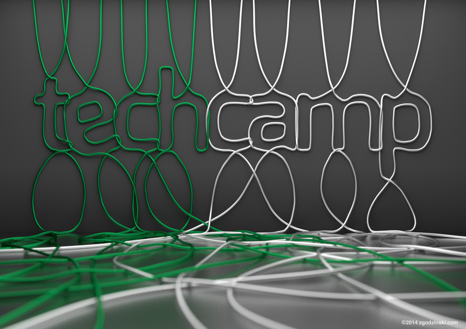 Poster designed for TechCamp technology conference