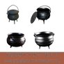 Cauldrons-Stock-by-GothLyllyOn-Stock