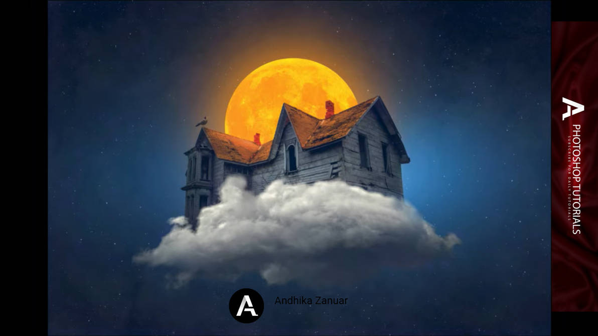 Луна над крышей дома. Лунный домик. Луна над домами. Домик на Луне. Домик под луной.
