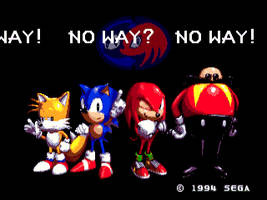 Sonic  Knuckles NO WAY!