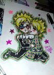 DMMD virus x trip chibi by queencastilla
