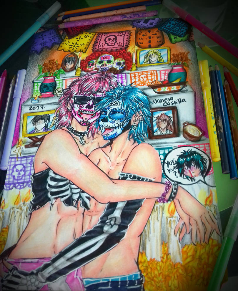 dia de muertos 2017 yaoi ver by queencastilla on DeviantArt dia de muertos 2017 yaoi ver by queencastilla on DeviantArt