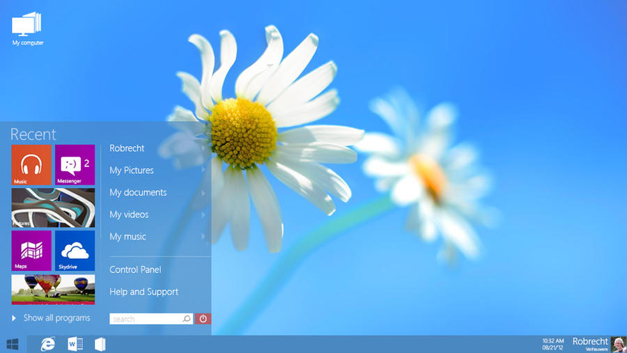 Windows 8 for desktops