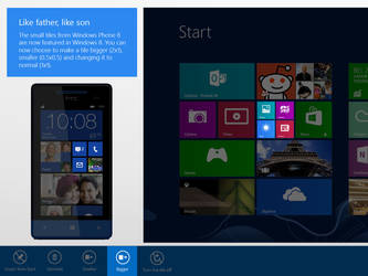 Windows 8 Tiles - Like father, like son