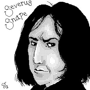 Close-up Snape Portrait