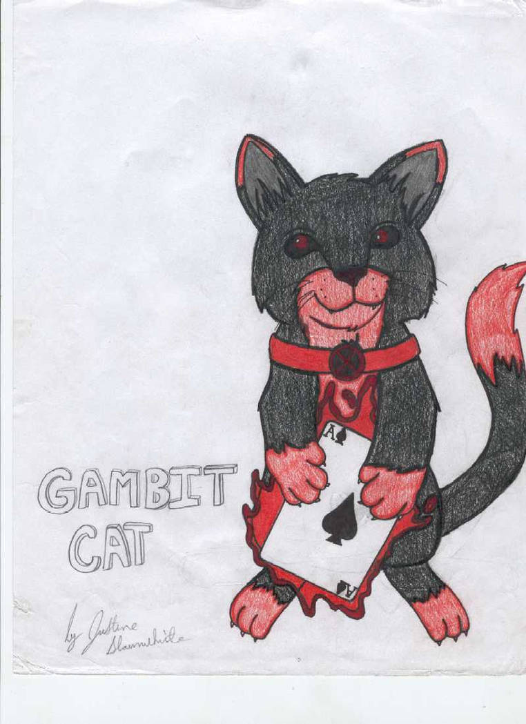 Gambit Cat Custom Gambit as a cat by oak-nutter64 on DeviantArt