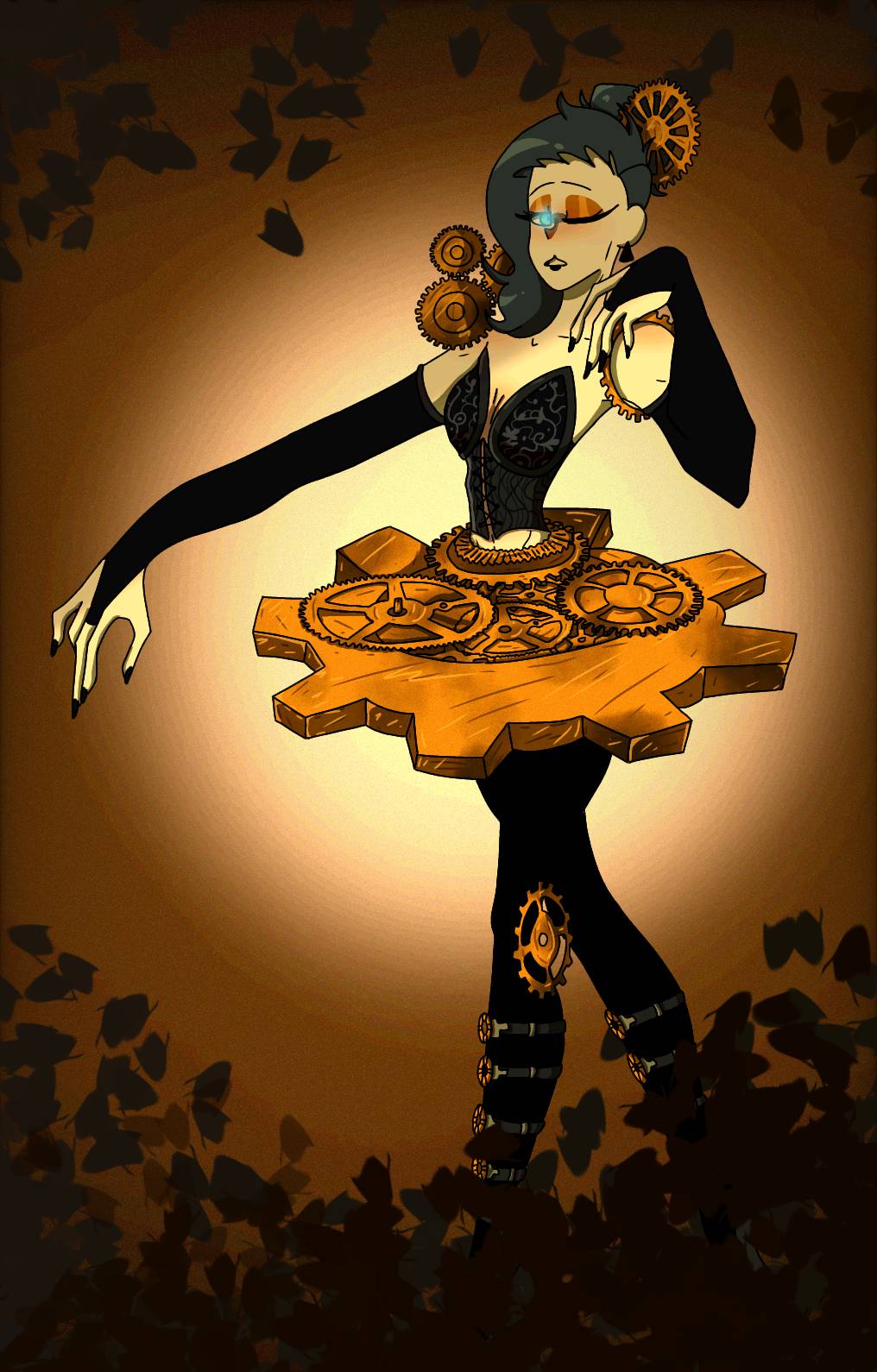 Clockwork Ballora :^D by ErrDrawsStuff on DeviantArt