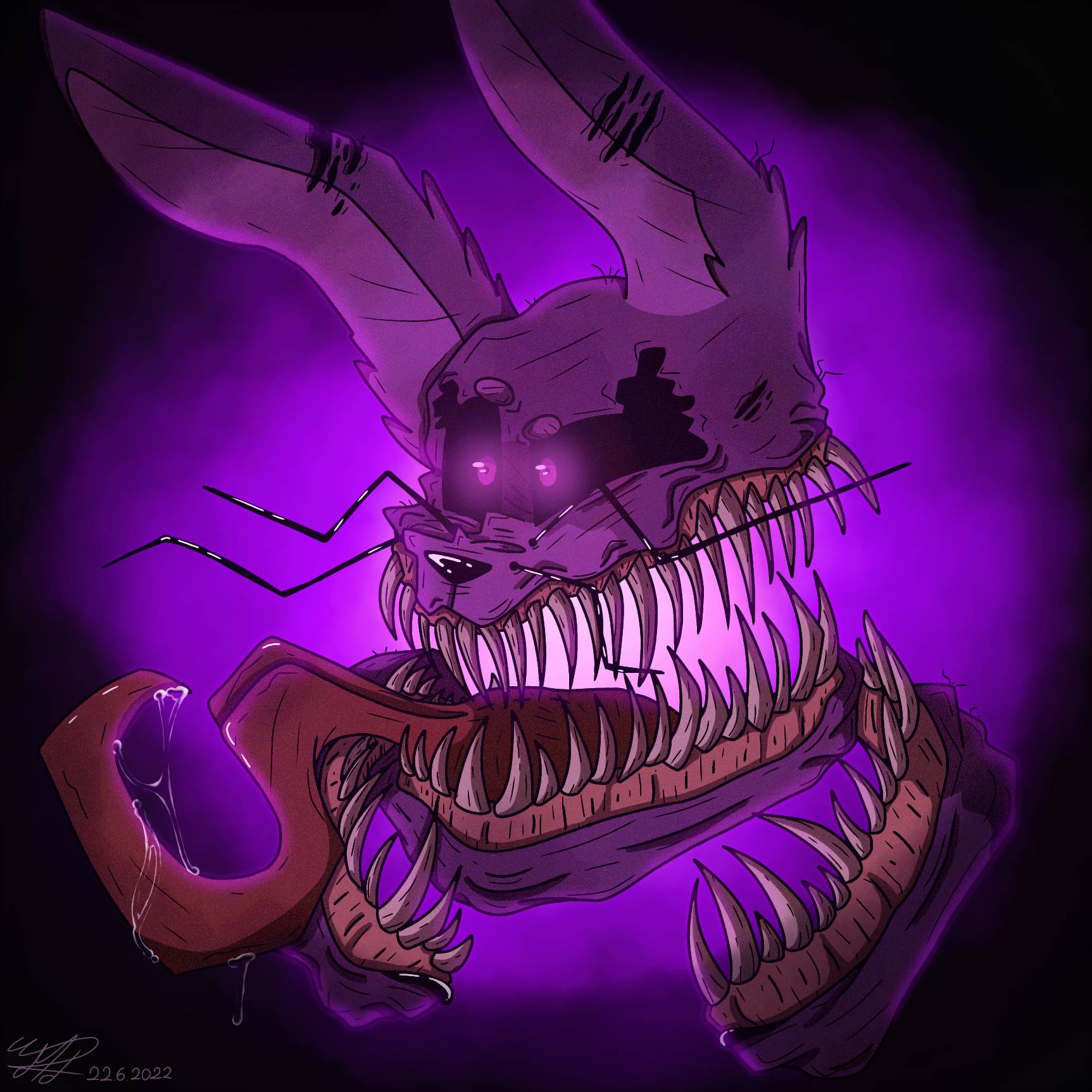 Nightmare Bonnie (Five Nights at Freddy's 4) by ArtyJoyful on DeviantArt