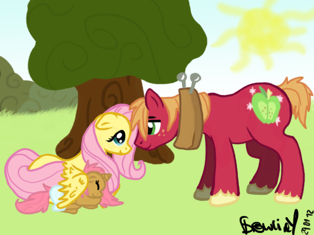 Fluttershy and BigMac...