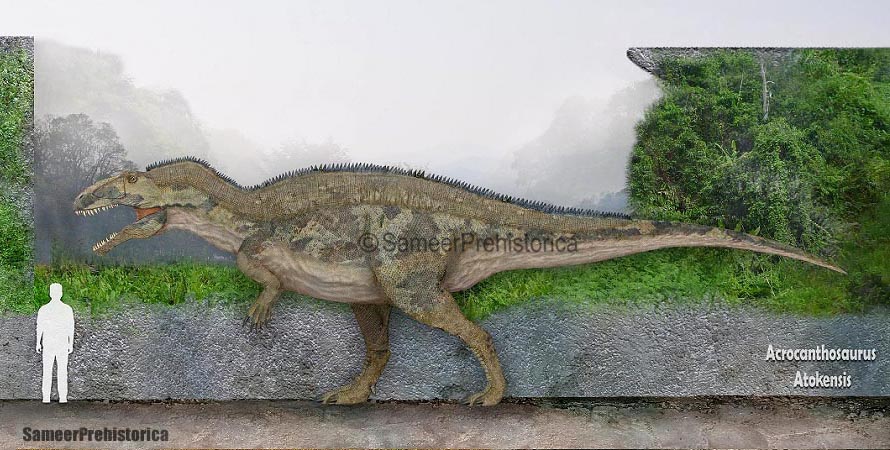 Acrocanthosaurus Size