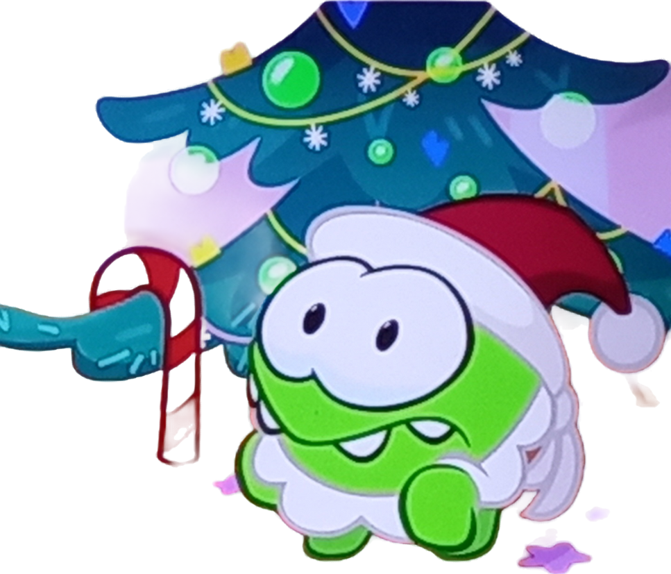 Om Nom Christmas by TROLOLO676 on DeviantArt