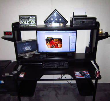 My PC Set-Up/Office Desk - Peripheral Overhaul! by OverlordAvarice on  DeviantArt