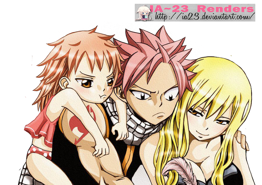 picture Lucy And Natsu Kid natsu x lucy family render by ia23 on