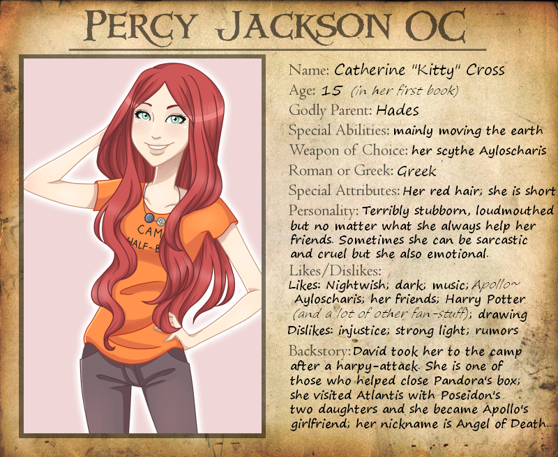 Percy Jackson OC meme Kitty by KittyCross on DeviantArt Percy Jackson OC meme Kitty by KittyCross on DeviantArt
