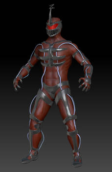 Lord Zedd zbrush sculpt (2013)