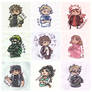 Nonary RPG: 999 Stickers