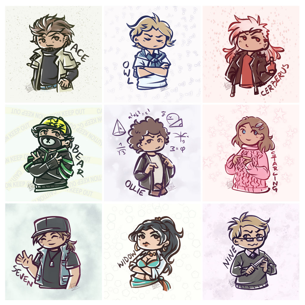 Nonary RPG: 999 Stickers by LuuPetitek on DeviantArt