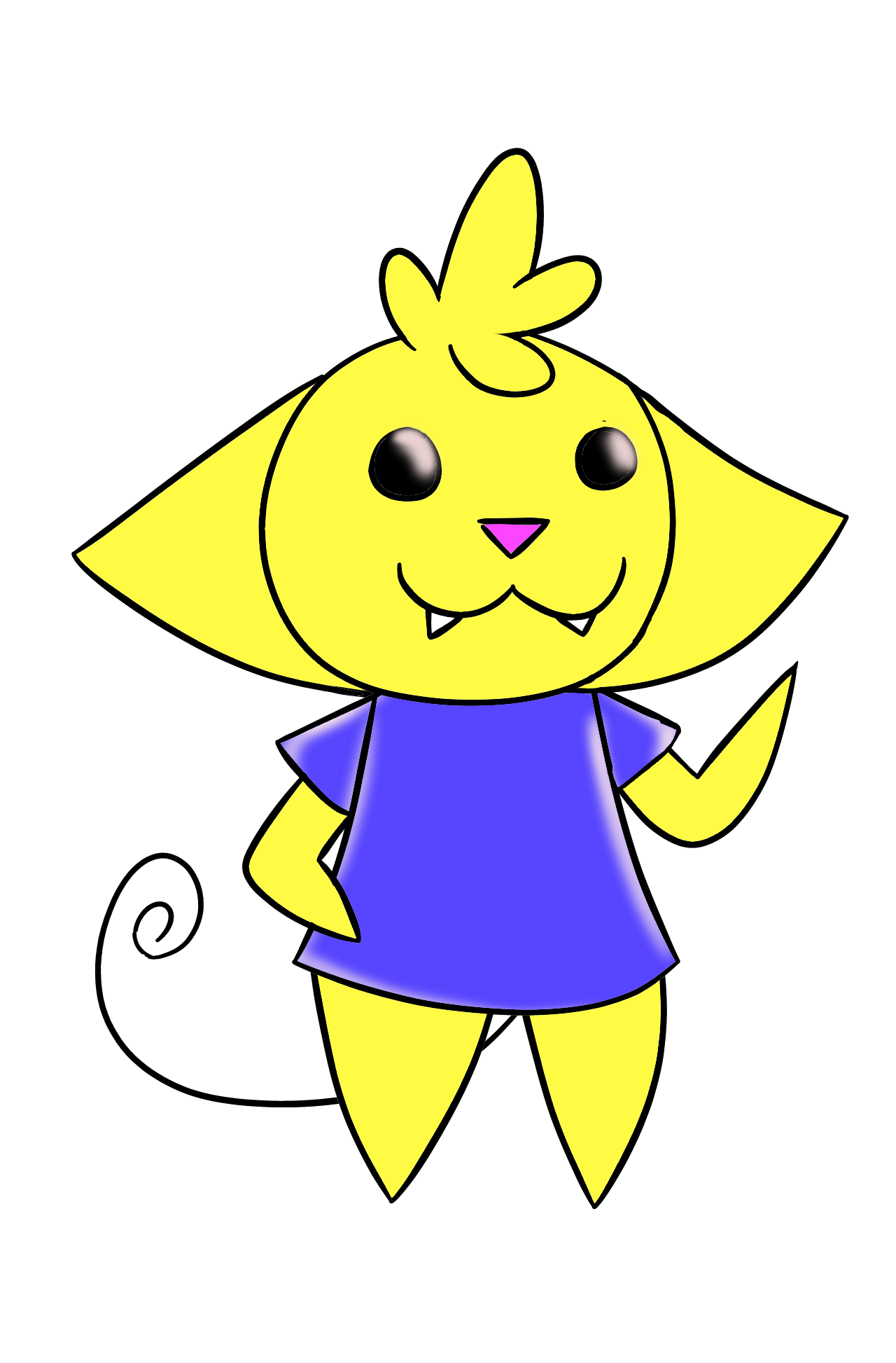 Mittens render. DATM by nethernets on DeviantArt