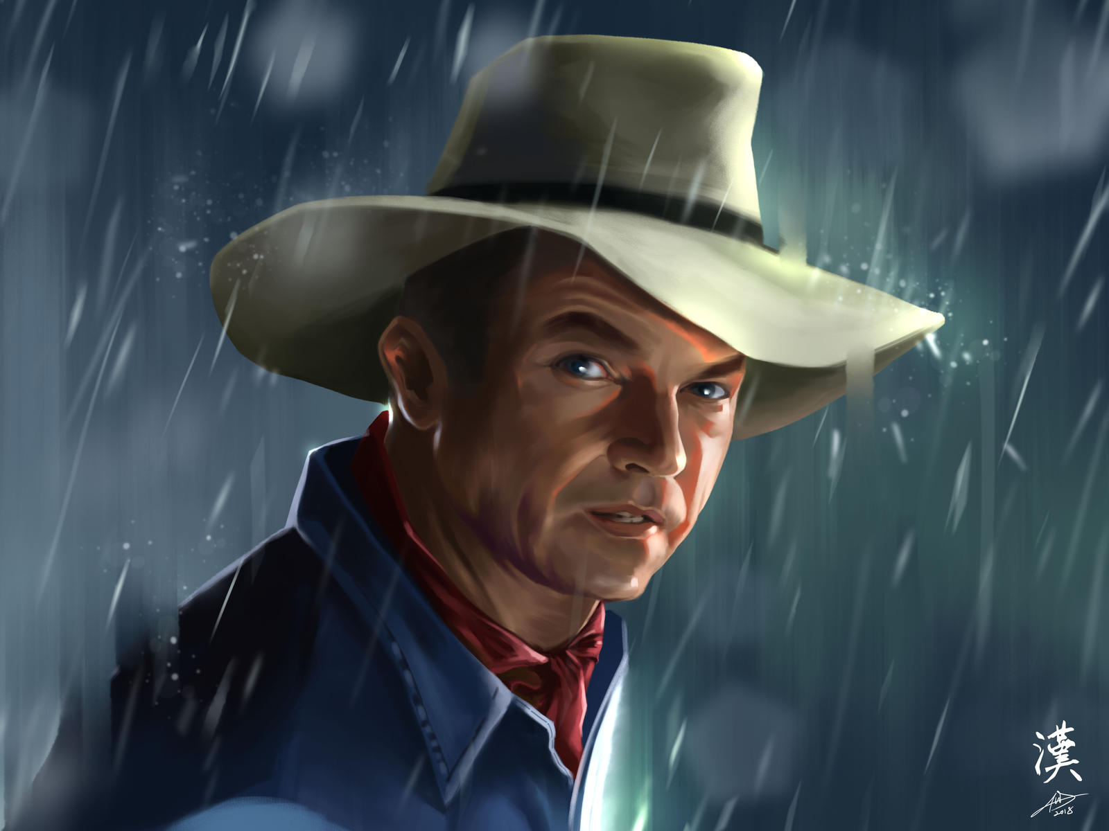 Sam Nielson Sam Neill _ photo study by chuaenghan on DeviantArt